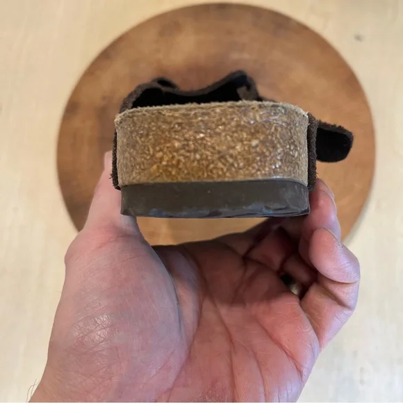 *Birkenstock | SINGLE RIGHT Boston Clogs in Brown Suede Size 40/9 Narrow - Picture 10 of 11